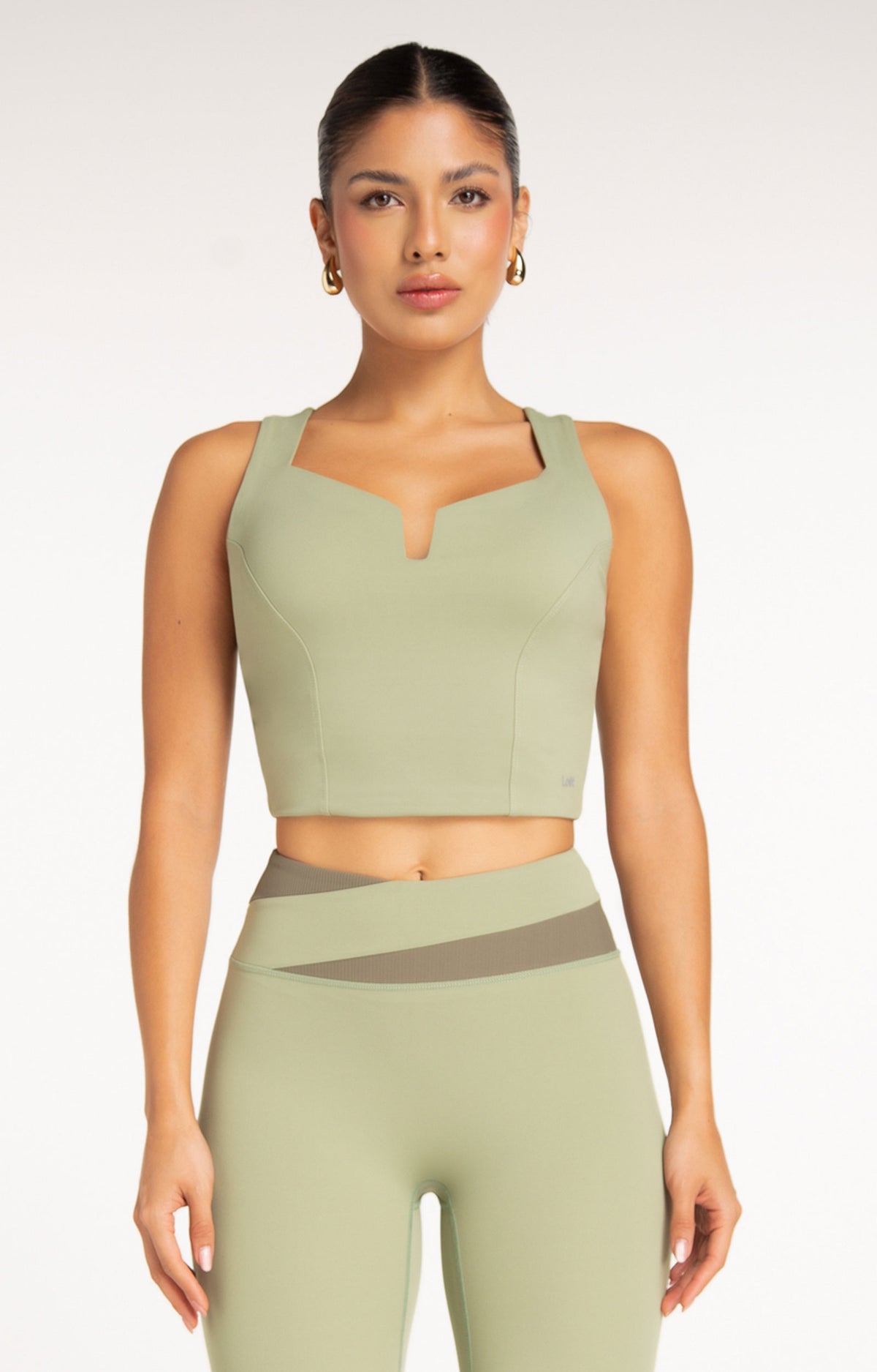 Sculpt Bra Tank - Fresh-Sage