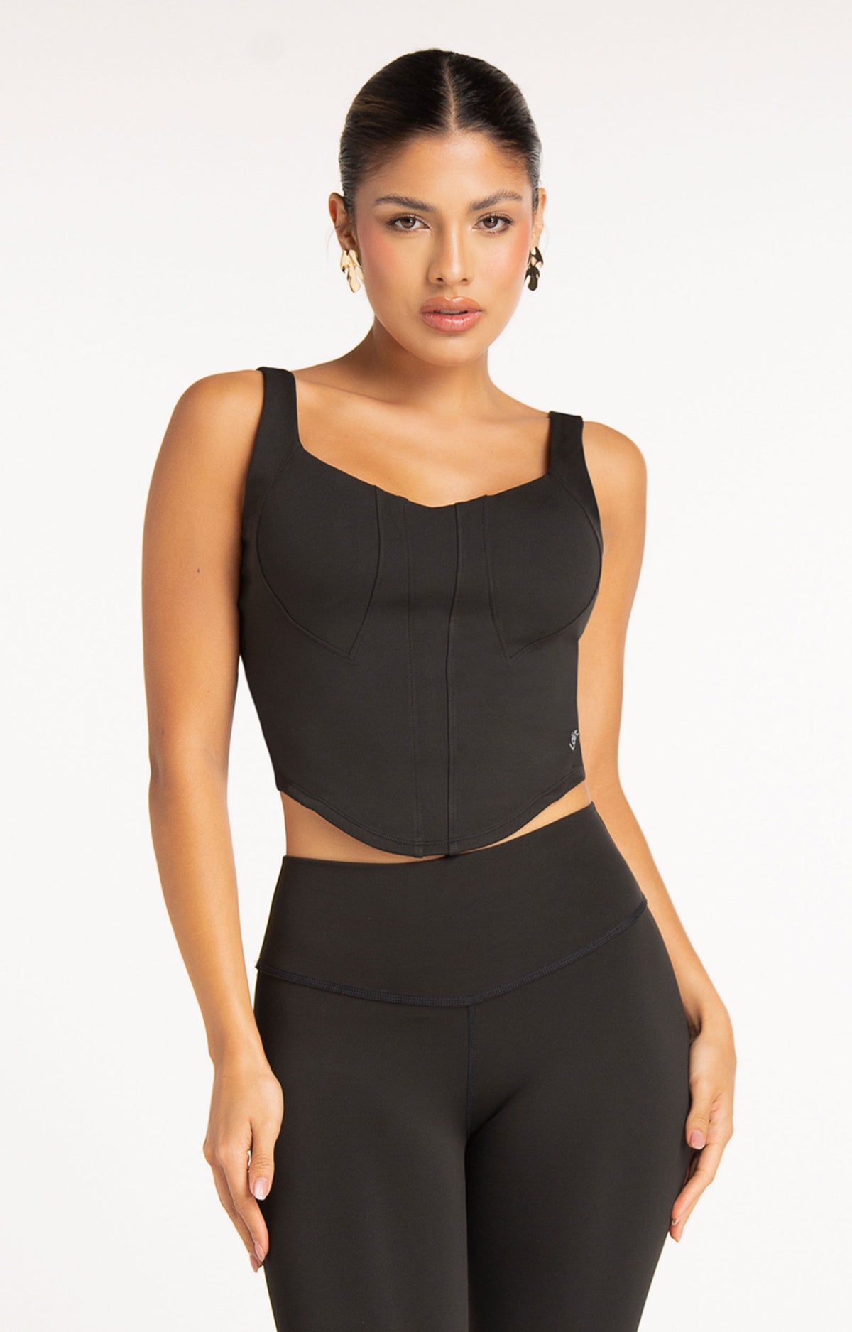 Luna Corset Top - Black