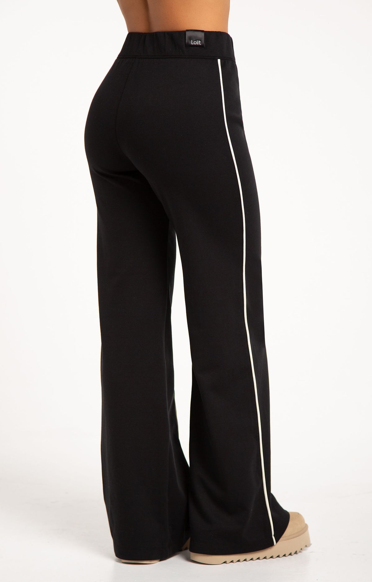 Monaco Wide Leg Pant - Black