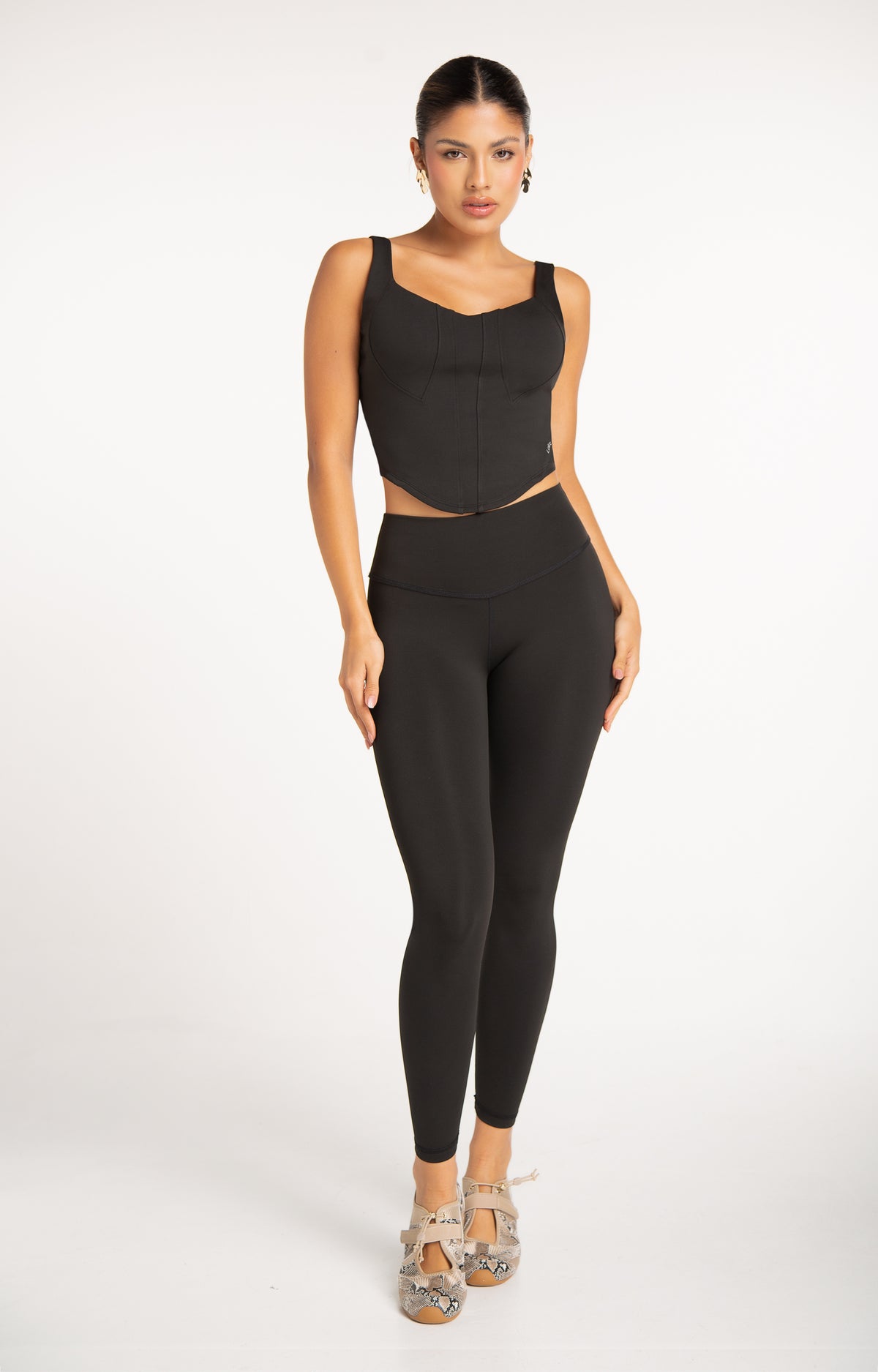 Luna Corset Top - Black