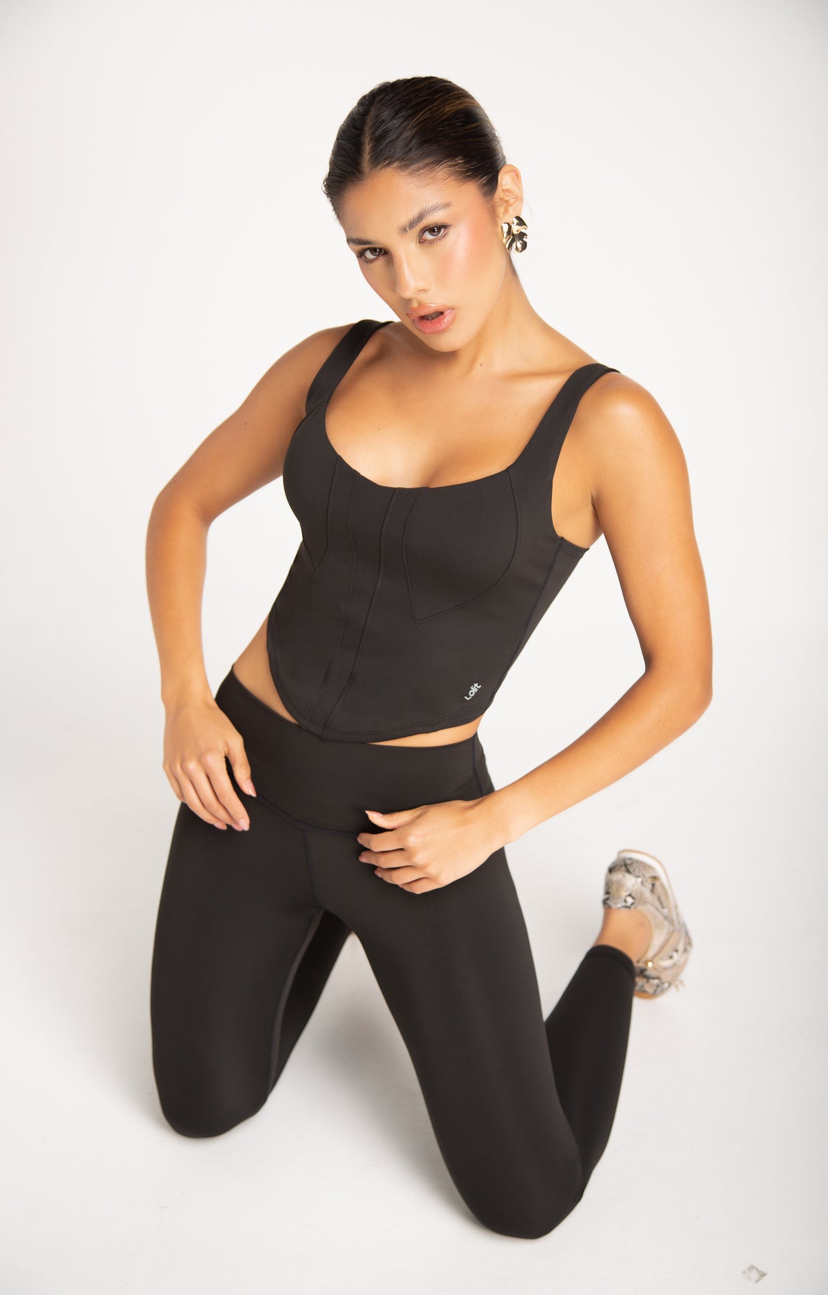 Luna Corset Top - Black