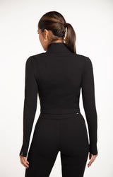 Ribbed Pant-Black