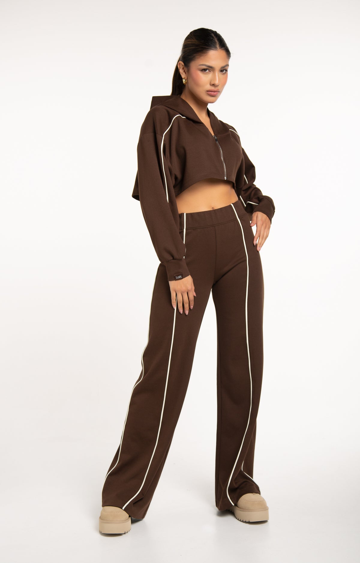 Monaco Wide Leg Pant - Espresso